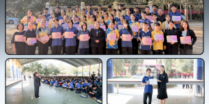 มอบเกียรติบัตร การแข่งขันงานศิลปหัตถกรรมนักเรียน ครั้งที่ 73