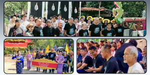 นักเรียนละหานทรายรัชดาภิเษกร่วมมหกรรม  “หลาน & ปู่ จะกู้โลก 72 ปี อาจารย์ยักษ์”